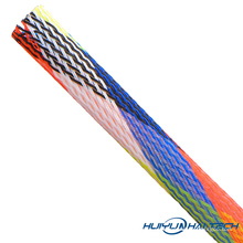 Manga de cable trenzada por patrón de color